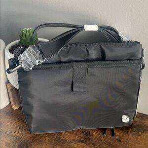 Danskin Black Messenger Bag